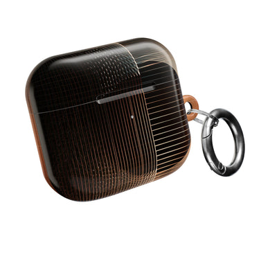 Amber Meridian · Hard Case for AirPods & AirPods Pro · Black