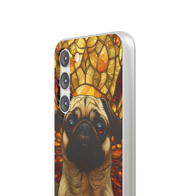 Amber Pug Divinity · Soft Phone Case for Samsung