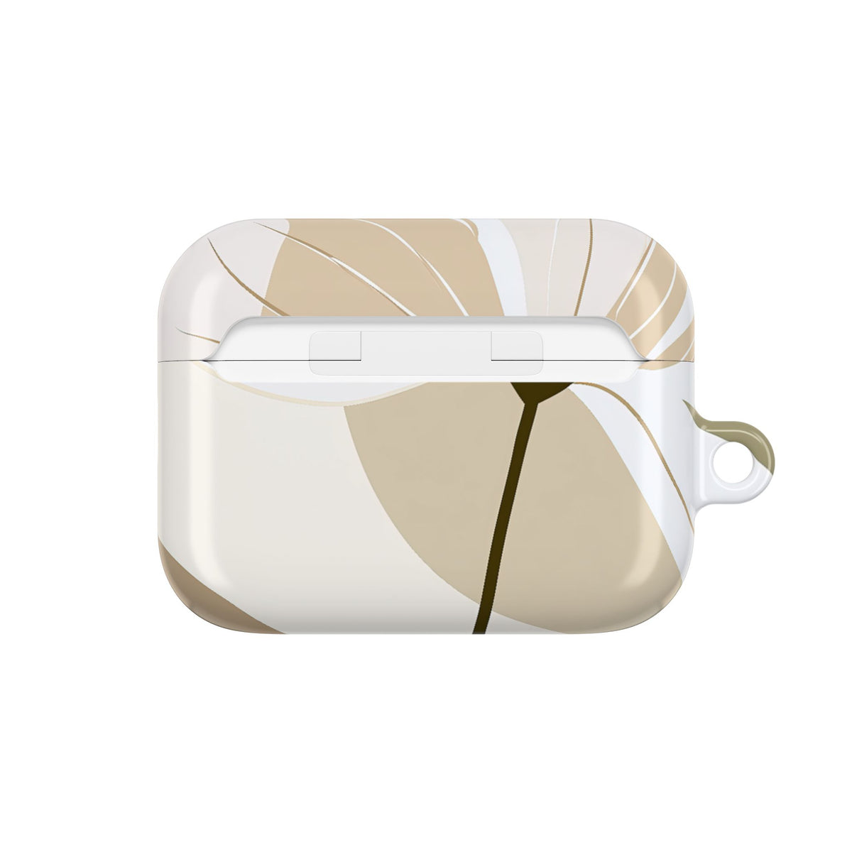 Soft Petal Bloom · Hard Case for AirPods & AirPods Pro · Beige