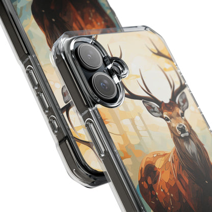 Glowing Stag iPhone 16 Plus Case - Impact - CASE•BOB