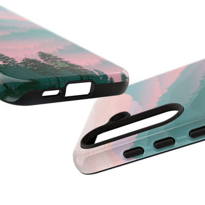 Teal Tough Phone Case for Samsung - Alpine Mist Teal