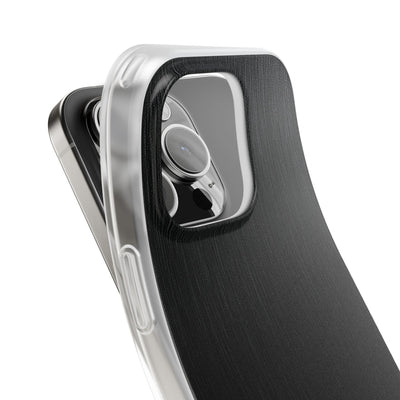 Black Lite Phone Case for iPhone - Brushed Obsidian Slate