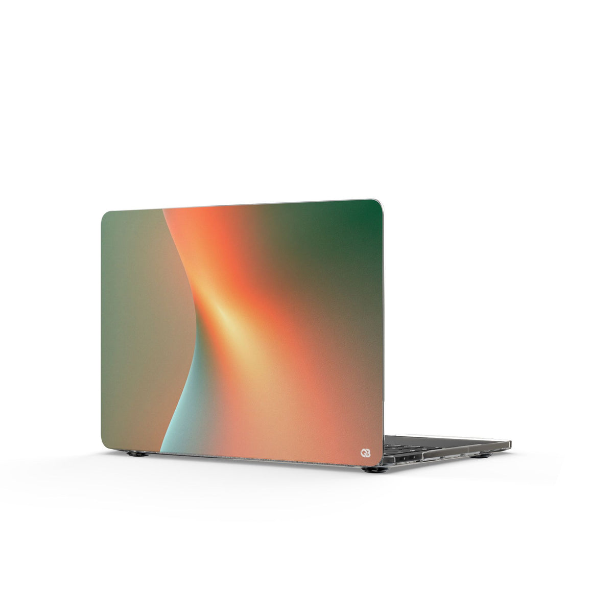 Radiant Contour · Clear Hard Case for MacBook · Orange