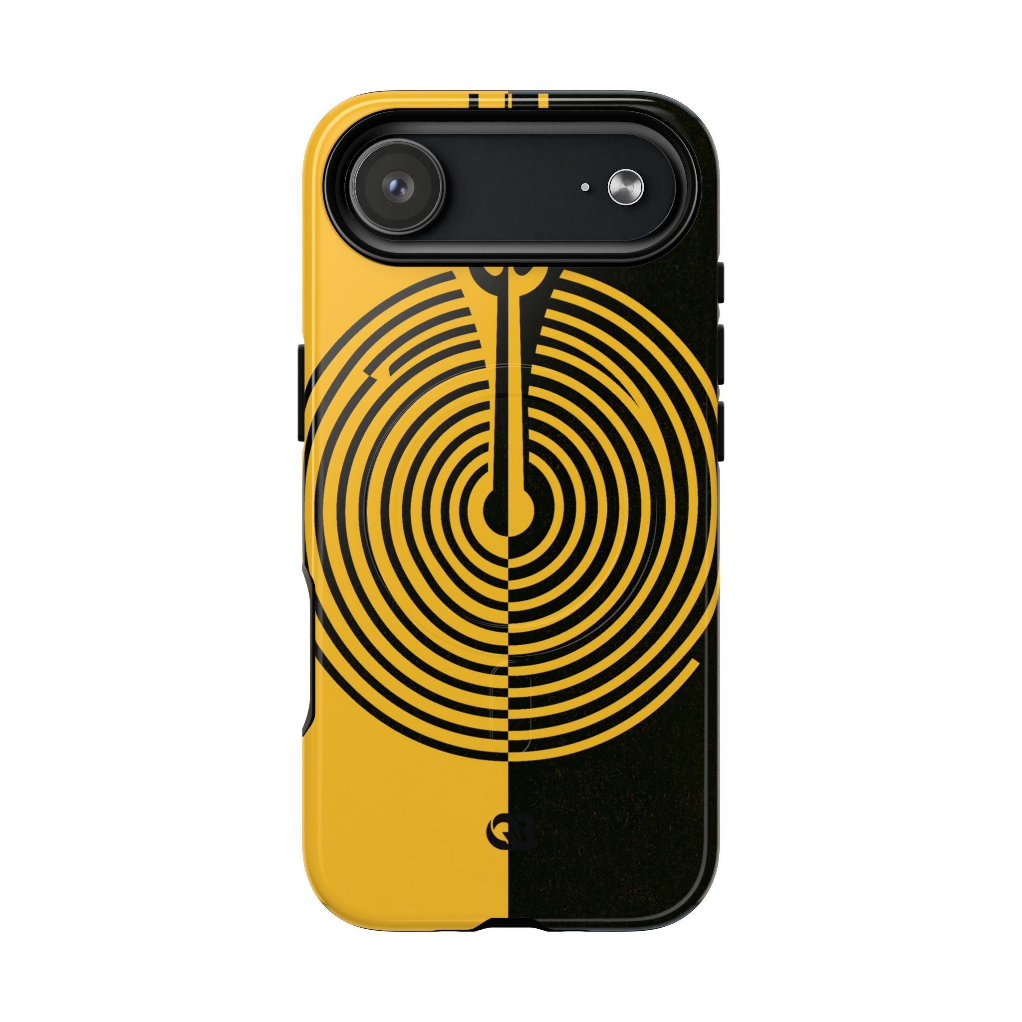Yellow Tough 2.0 Magsafe Phone Case for iPhone - Voltage Sector Pulse
