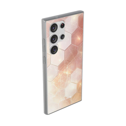 Honeycomb Glow Samsung S23 Ultra Case - Soft