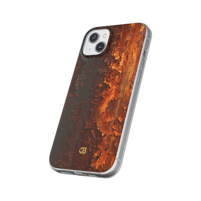 Orange Lite Phone Case for iPhone - Oxidized Iron Crust
