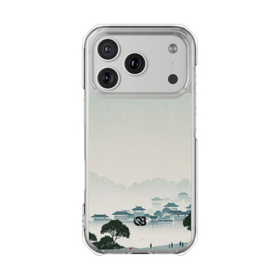 Blue Impact MagSafe Phone Case for iPhone - Mist Valley Pagoda