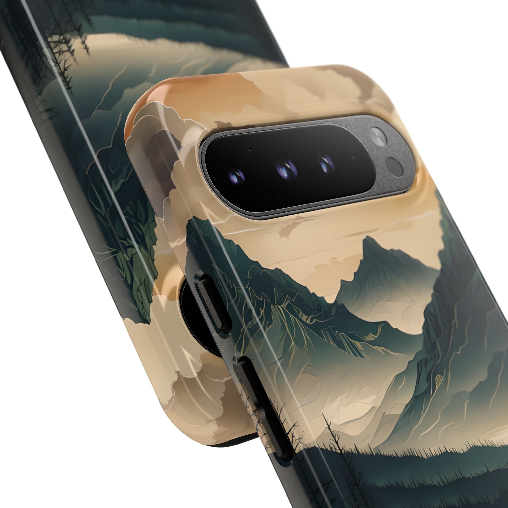 Summit River Dusk · Tough Phone Case for Google Pixel