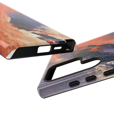 Solar Aura Drift · Tough Phone Case for Samsung · Orange
