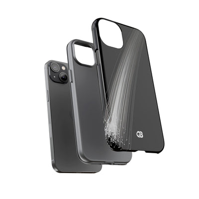 Black Tough Phone Case for iPhone - Linear Velocity Beam