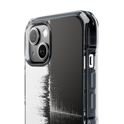 Black Impact MagSafe Phone Case for iPhone - Static Signal Split