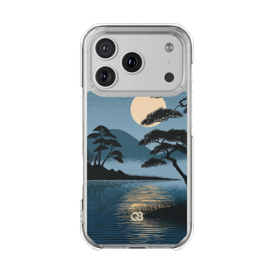 Blue Impact MagSafe Phone Case for iPhone - Midnight Kyoto Pine