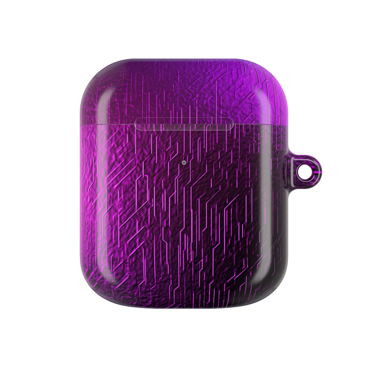 Violet Cyber Circuit · Hard Case for AirPods & AirPods Pro · Purple