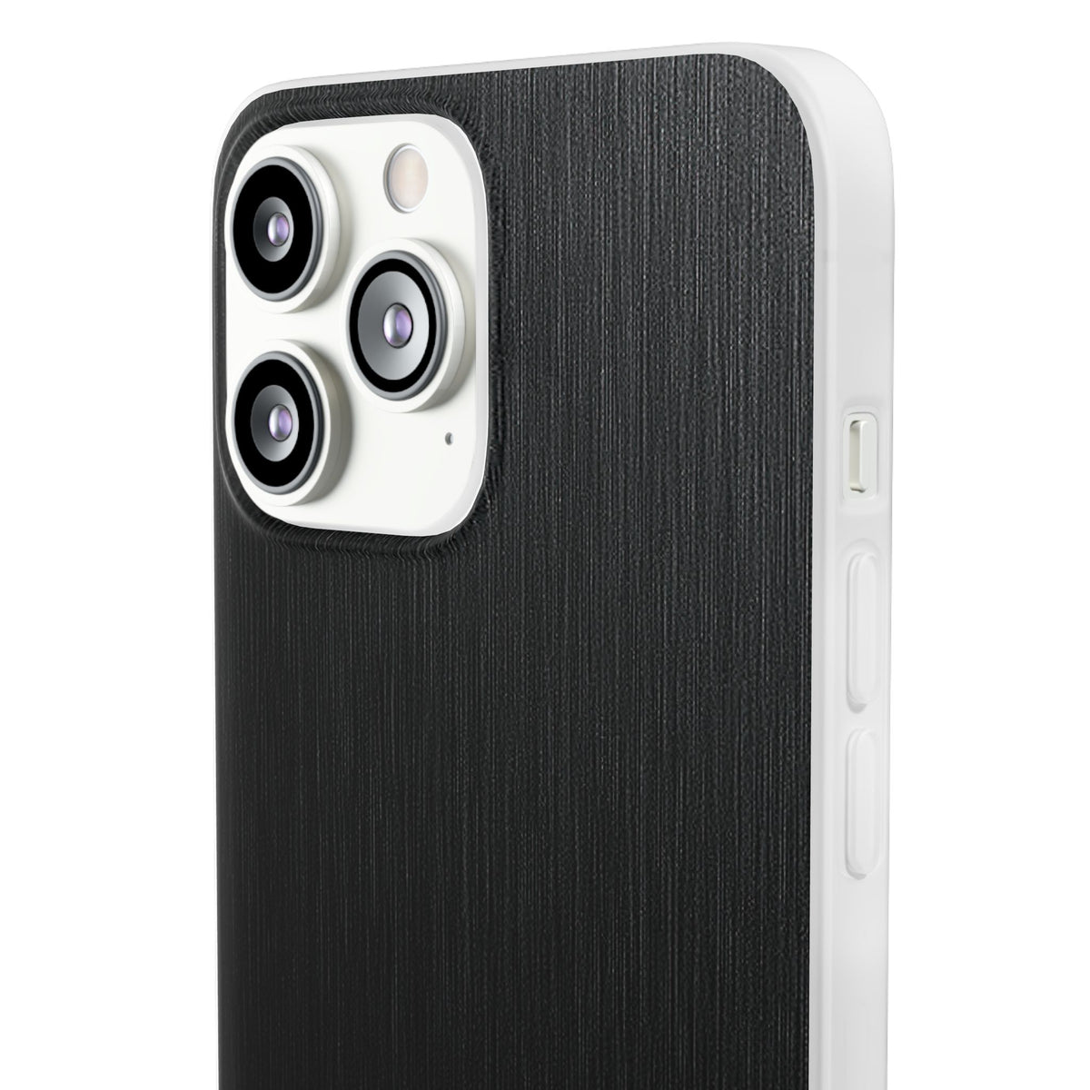 Obsidian Brushed Steel · Lite Phone Case for iPhone ·  Black