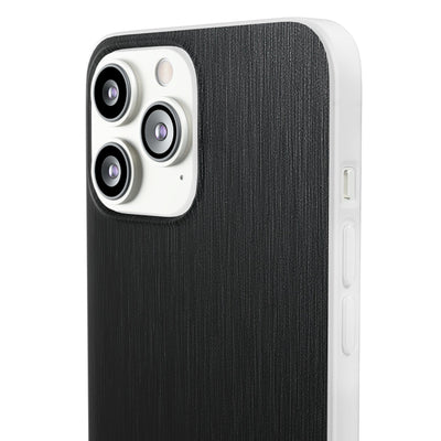 Obsidian Brushed Steel · Lite Phone Case for iPhone ·  Black