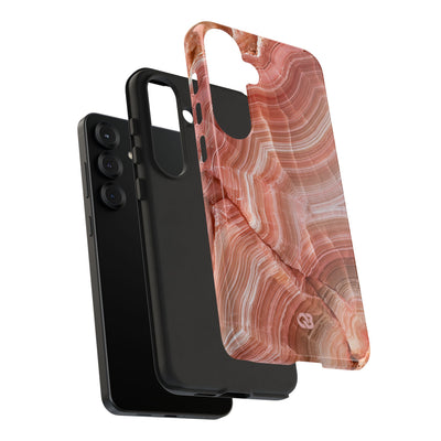 Blushing Rose Strata · Tough Phone Case for Samsung · Pink