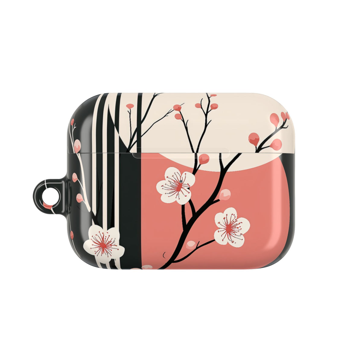 Nocturne Sakura Branch · Hard Case for AirPods & AirPods Pro · Black