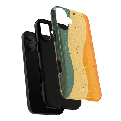 Wavy Forest Veil iPhone 16 Plus Case - Tough+