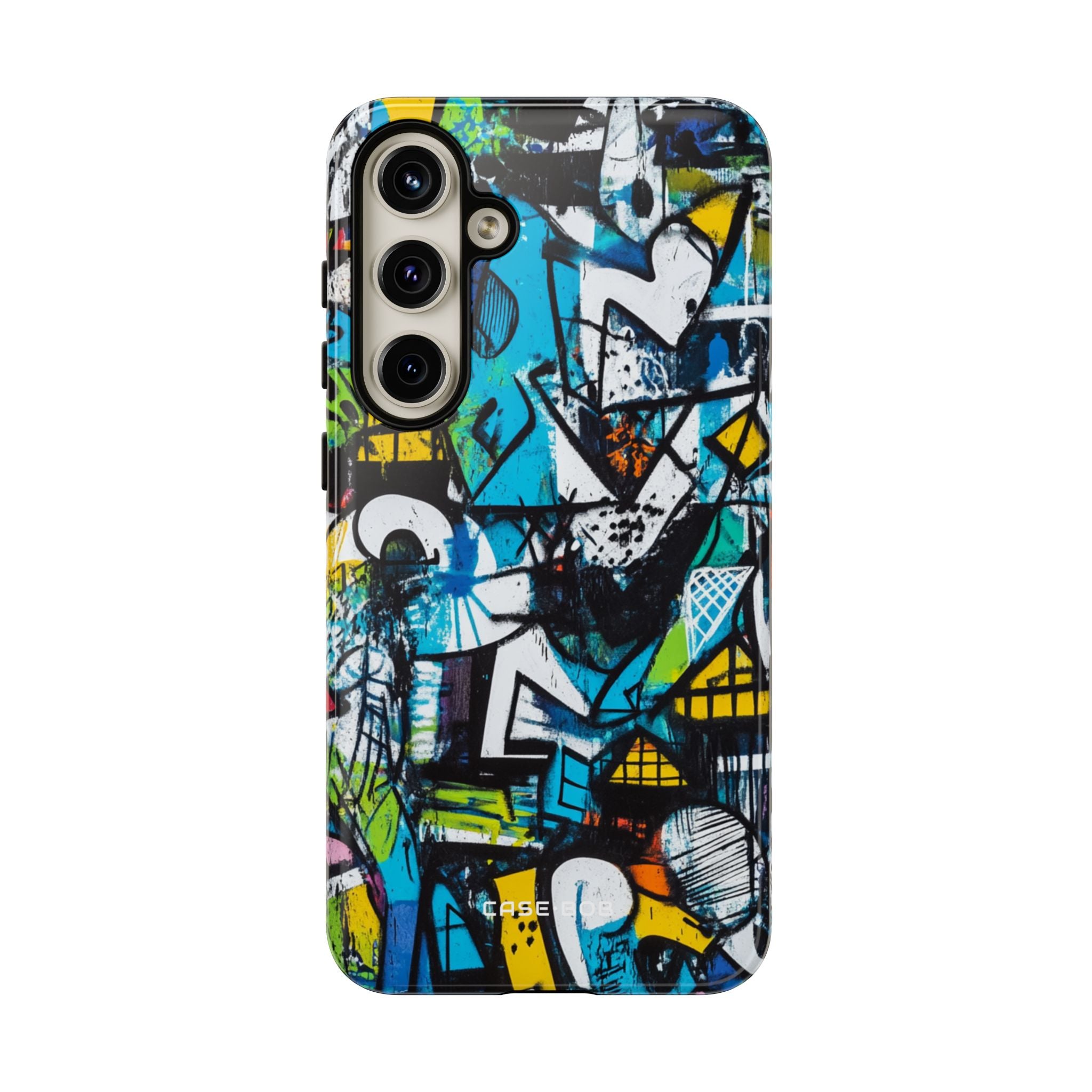 White Ripple Drift Samsung S24 Plus Case - Tough