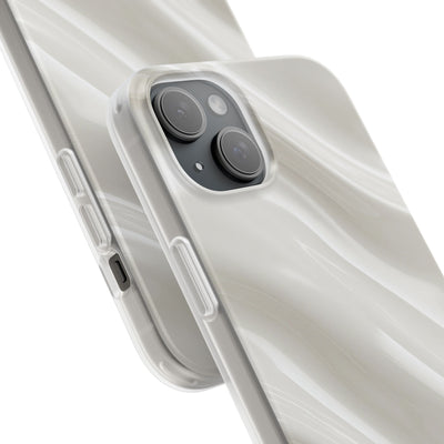 Liquid Enamel Fold · Lite Phone Case for iPhone ·  White