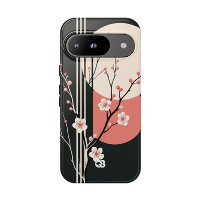 Nocturne Sakura Branch · Tough Phone Case for Pixel ·  Black