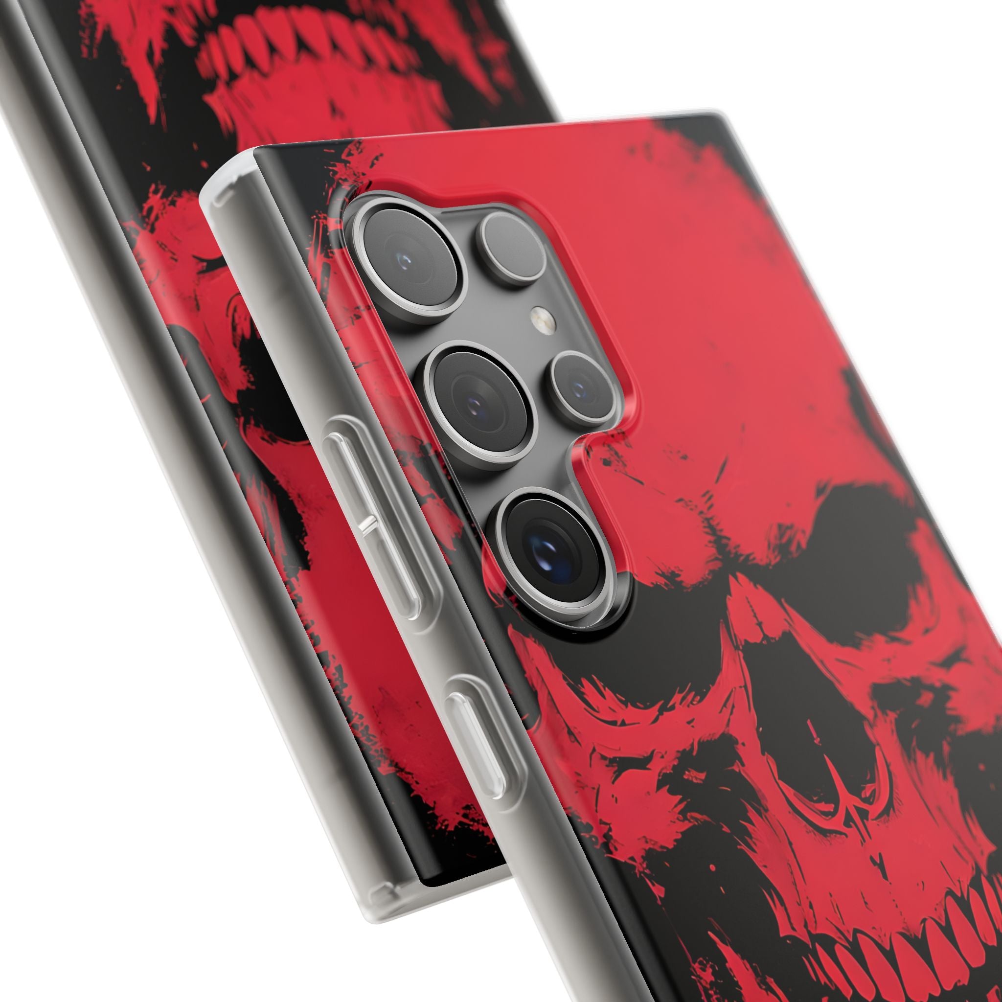 Crimson Street Skull · Soft Handyhülle für Samsung
