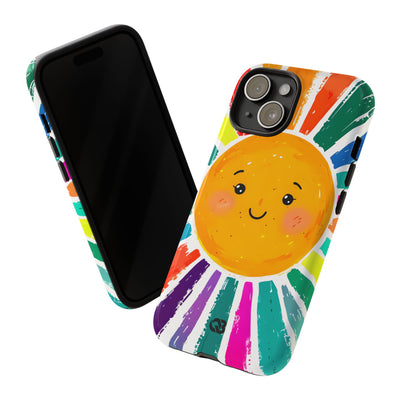 Vibrant Solar Smile · Tough Phone Case for iPhone