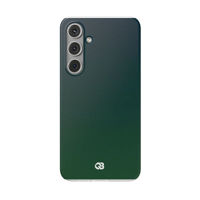 Green Lite Phone Case for Samsung - Midnight Pine Horizon