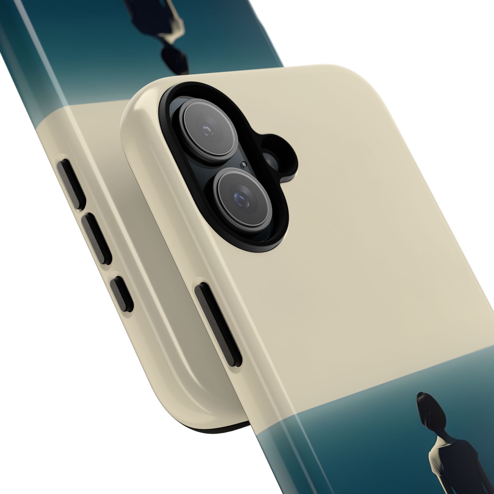 Dockside Silhouette iPhone 16 Plus Case - Tough