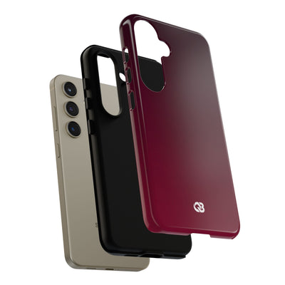 Red Tough Phone Case for Samsung - Deep Sangria Gradient