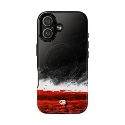 Crimson Horizon · Tough 2.0 Magnetic Phone Case for iPhone · Black