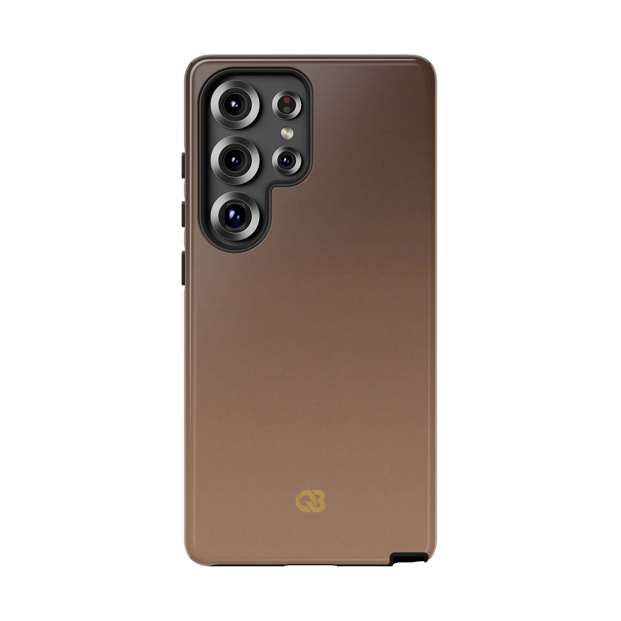 Brown Tough Phone Case for Samsung - Smoked Caramel Fade