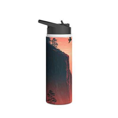 Canyon Dusk · Insulated Water Bottle · Orange