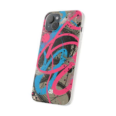 Cyber Splatter Flow · Lite Phone Case for iPhone ·  Pink