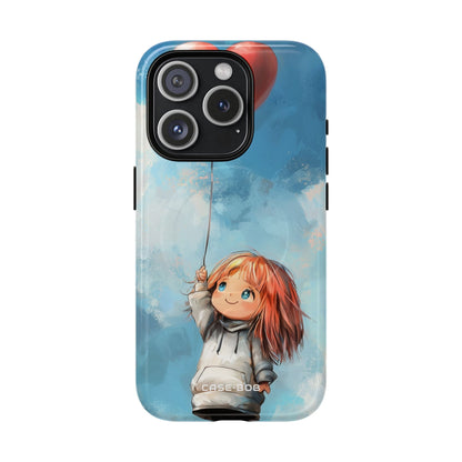 Heart Balloon Whimsy iPhone 15 Pro Case - Tough+