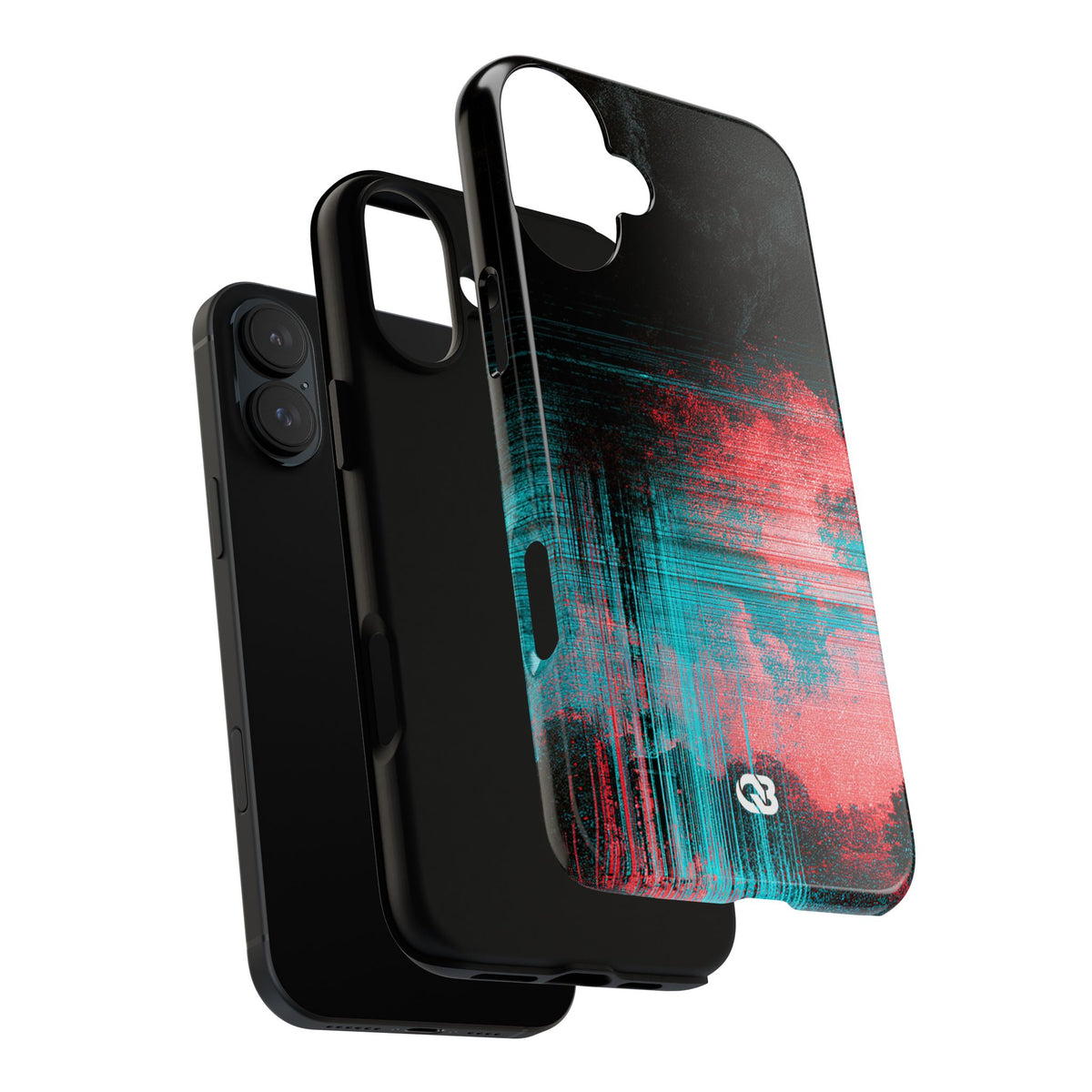 Digital Signal Drift · Tough Phone Case for iPhone · Black