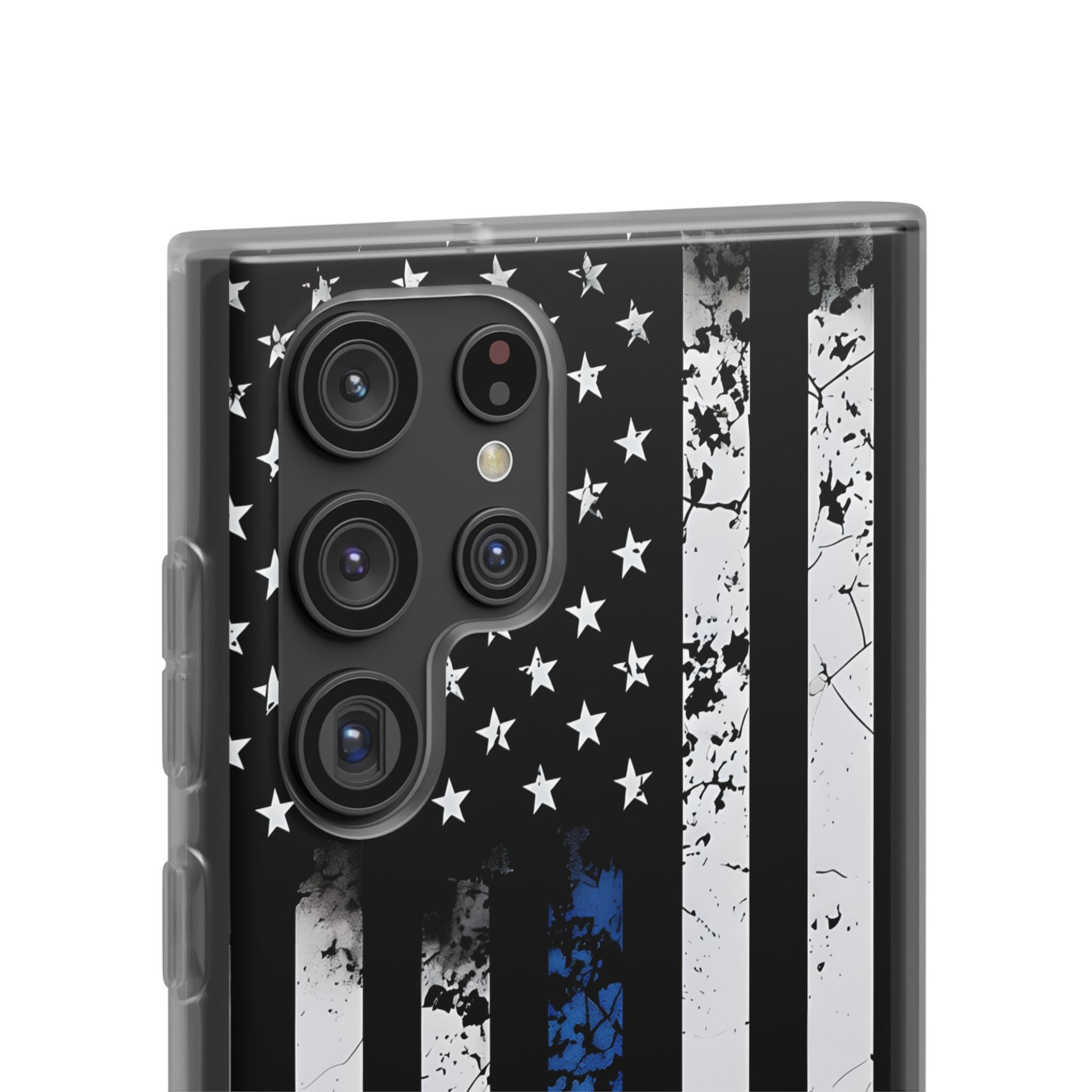 Gritty Cobalt Flag · Soft Handyhülle für Samsung