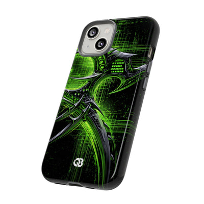 Cyber Sigil Grid · Tough Phone Case for iPhone · Green