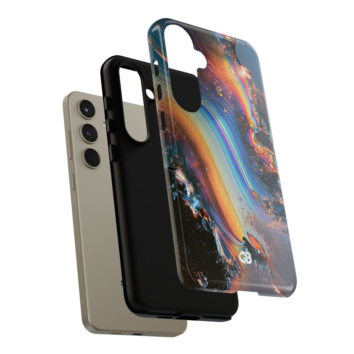 Prismatic Aura Flow · Tough Phone Case for Samsung · Blue