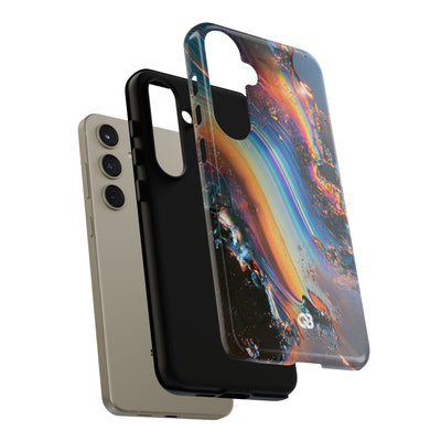 Prismatic Aura Flow · Tough Phone Case for Samsung · Blue