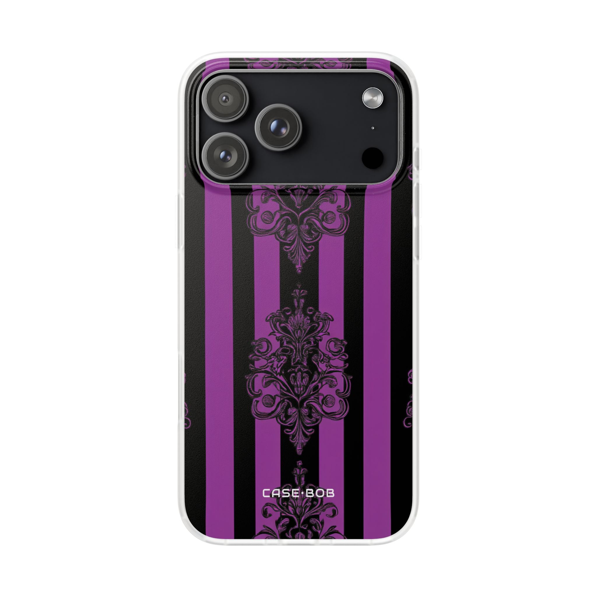 Damask Elegance Purple iPhone 17 Pro MaxCase - Soft - CASE•BOB