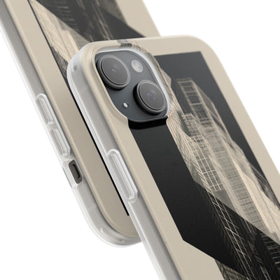 Beige Lite Phone Case for iPhone - Monolith Urban Grid