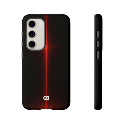 Red Tough Phone Case for Samsung - Crimson Flare Vector