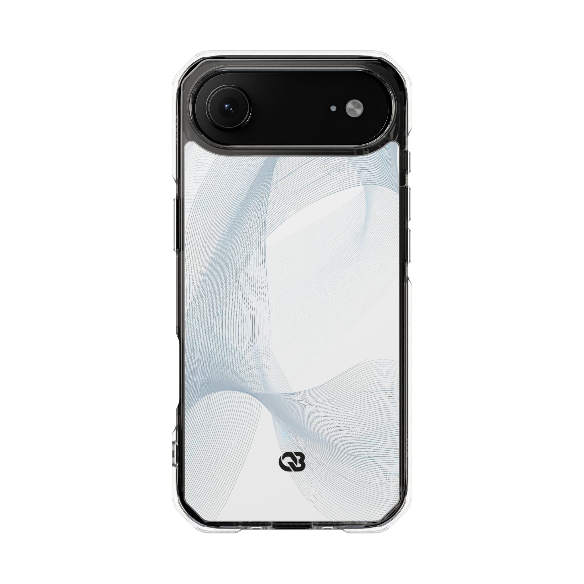 White Impact MagSafe Phone Case for iPhone - Arctic Line Current