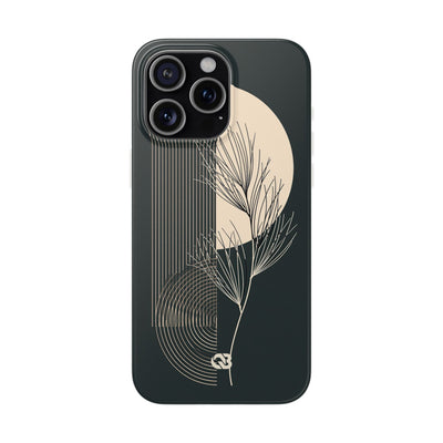 Black Lite Phone Case for iPhone - Obsidian Sand Willow