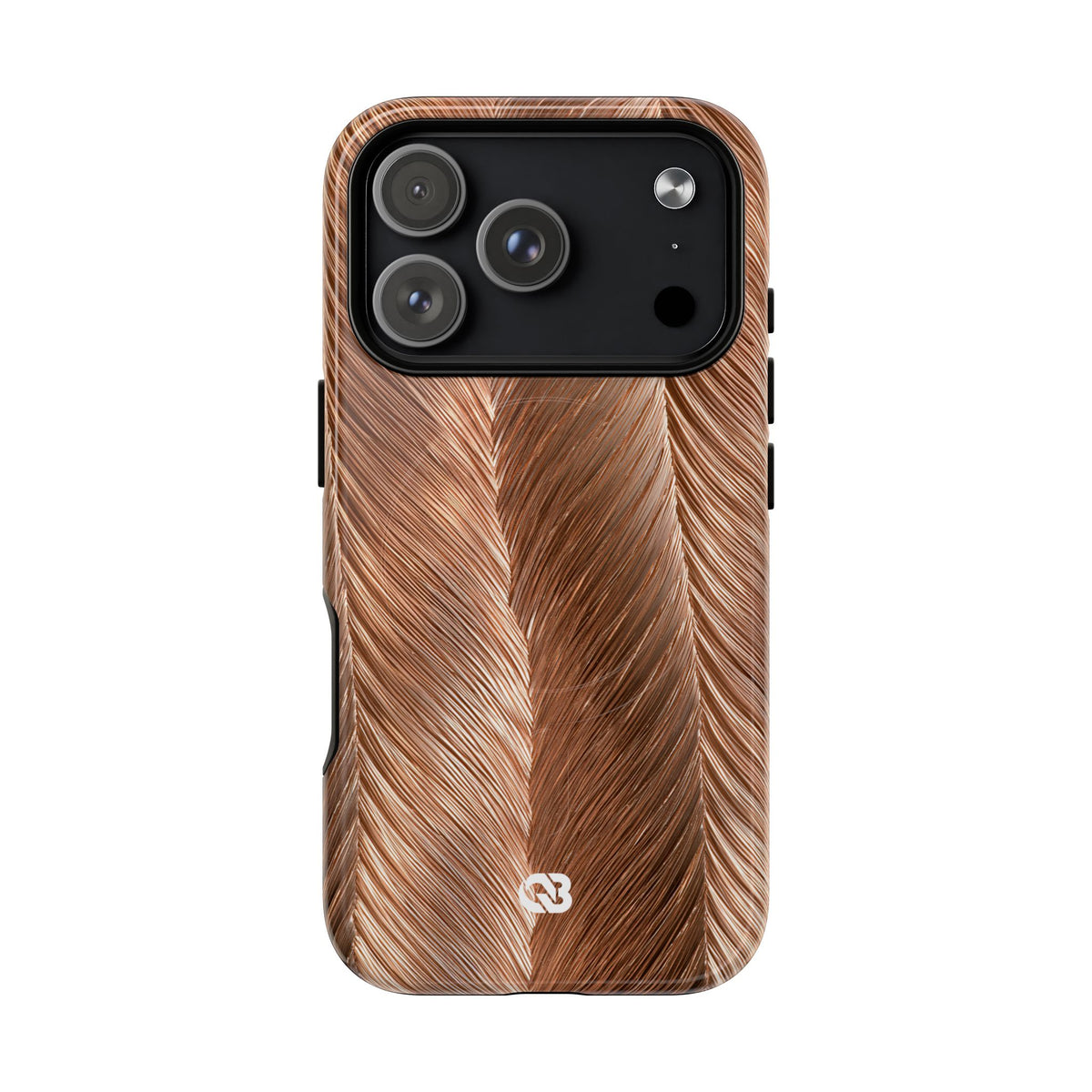 Rose Gold Weave · Tough 2.0 Magnetic Phone Case for iPhone · Brown