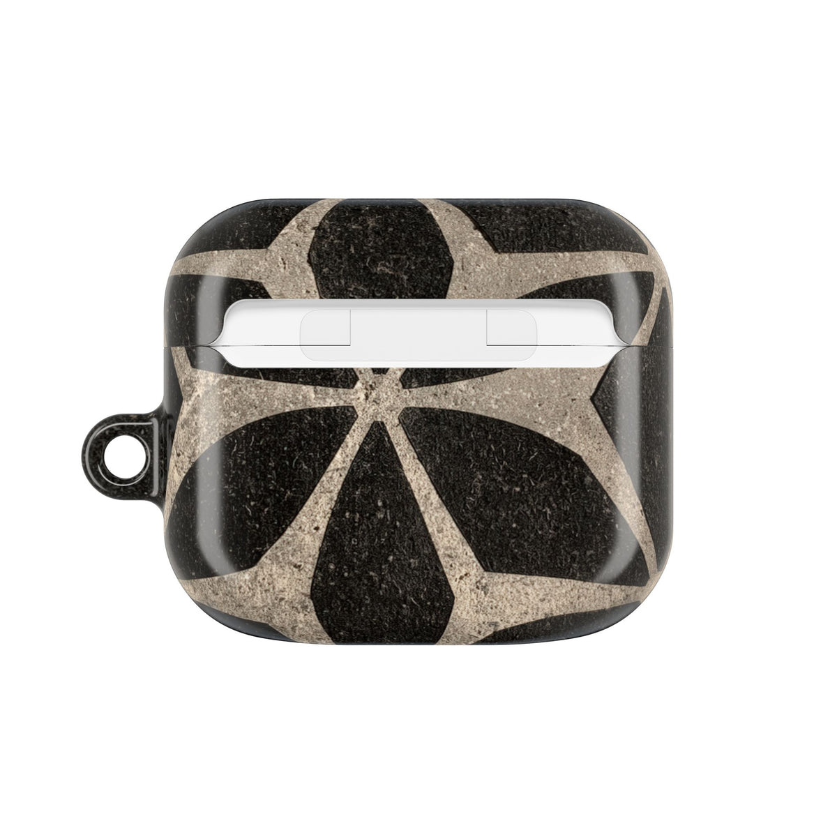 Concrete Mosaic Star · Hard Case for AirPods & AirPods Pro · Black