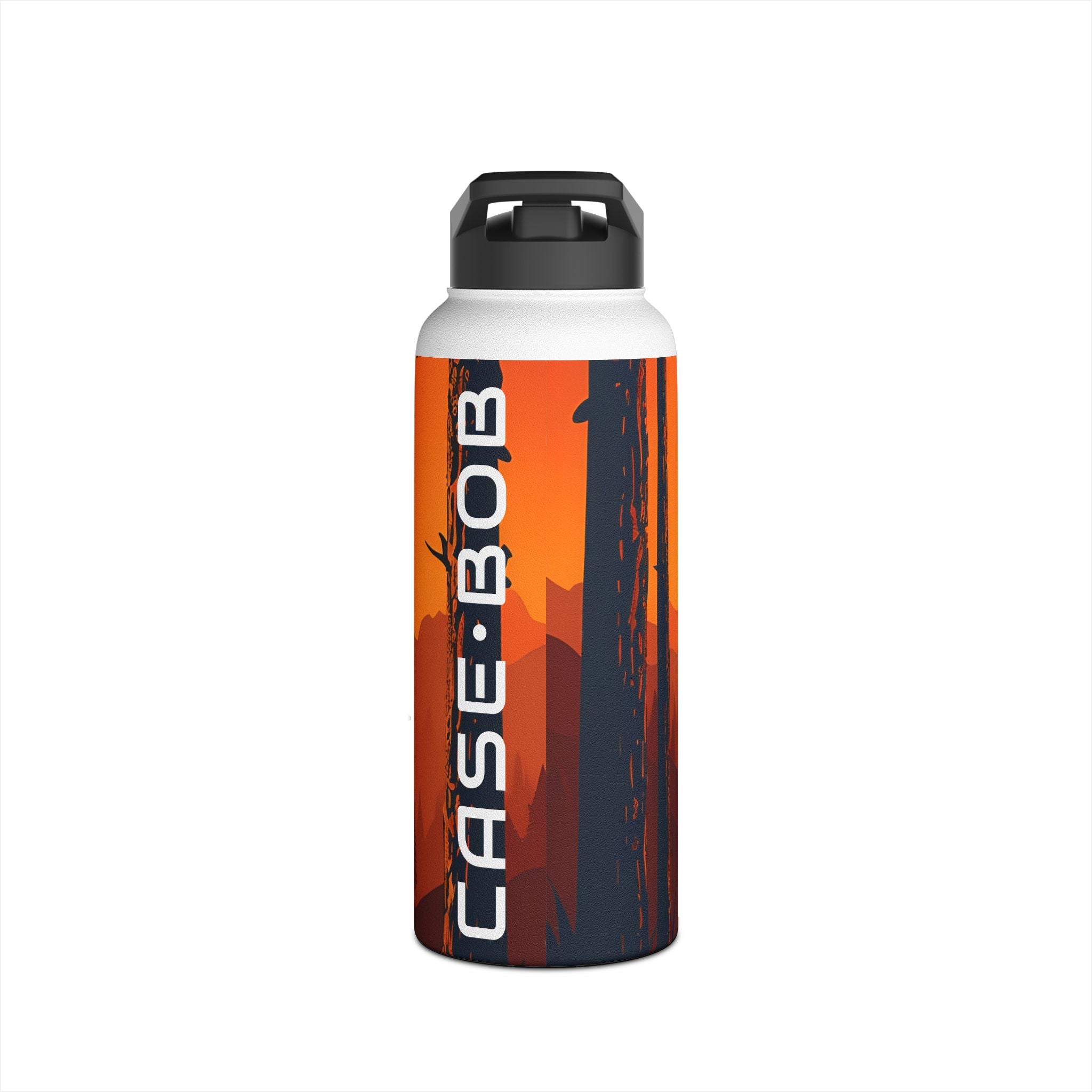 Stag Sunset - Stainless Steel Water Bottle
