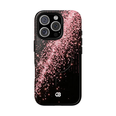 Rose Digital Cascade · Tough 2.0 Magnetic Phone Case for iPhone · Pink