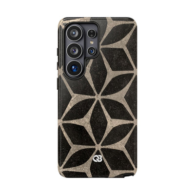 Concrete Mosaic Star · Tough Phone Case for Samsung · Black